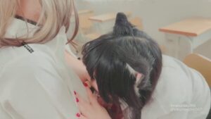 คลิปหลุดเลส 2 นักเรียนญี่ปุ่นตัวเล็กผิวเนียน ซอยหีกันดุเดือดด้วยดิลโด้ในห้องเรียน เสียวจนครางลั่น